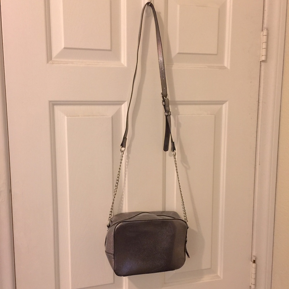 A New Day Silver Crossover Bag!